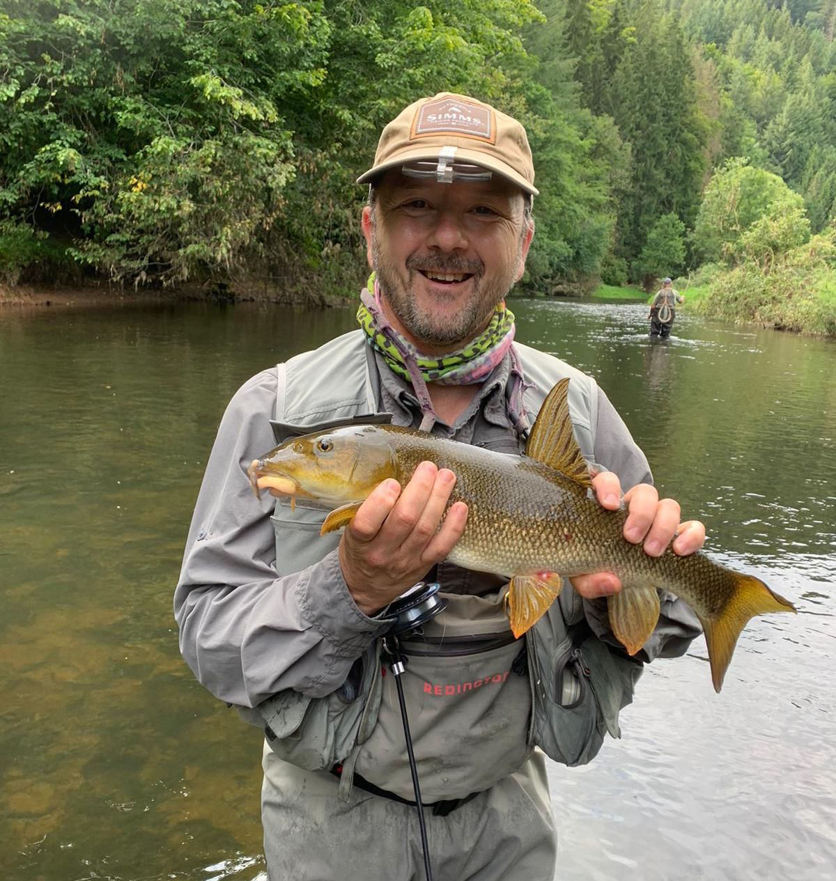 En de rookie ving zijn eerste barbeel..