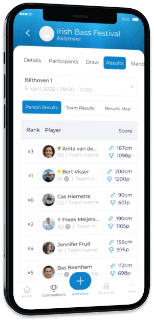 Midden-links telefoon