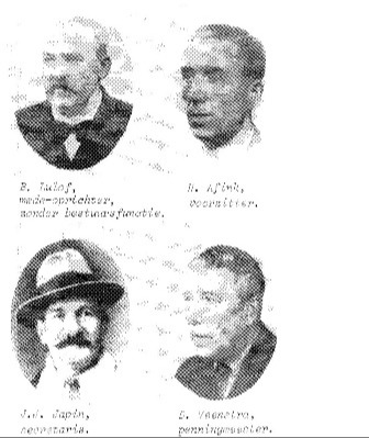 De oprichters van 'Vischlust'