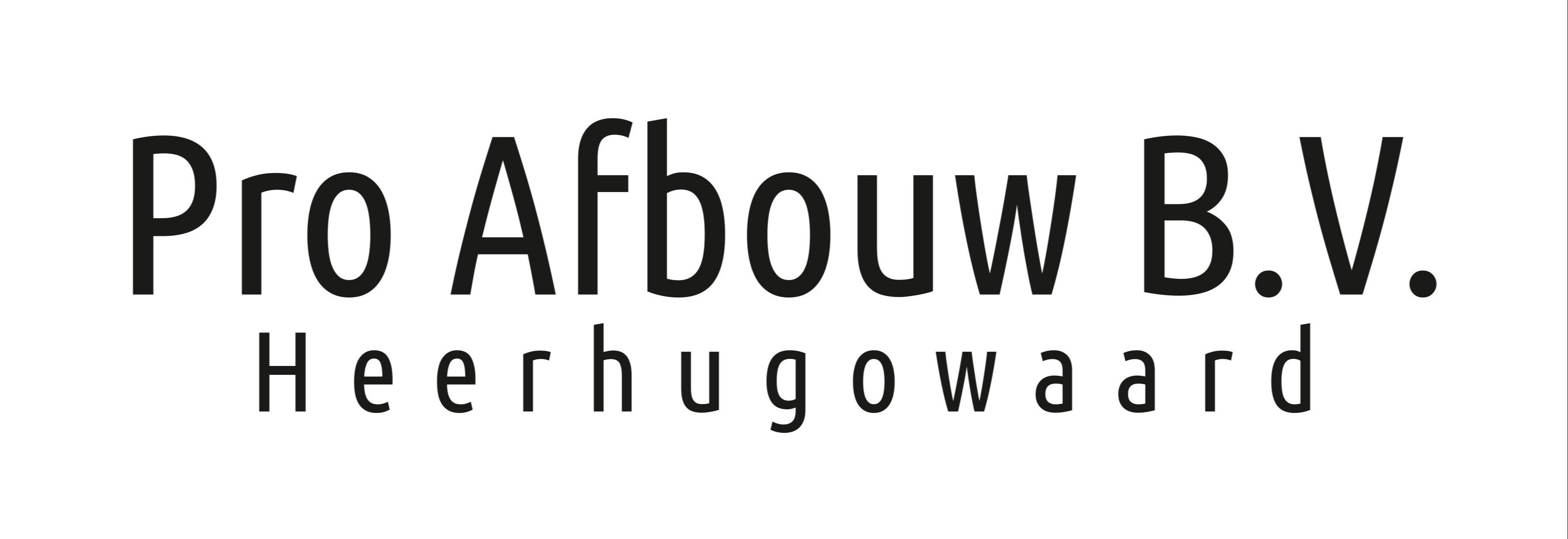 Pro Afbouw B.V.