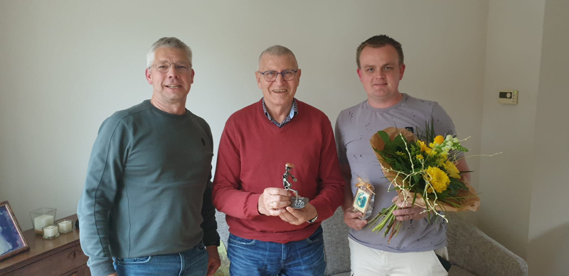 Wim Draaijer benoemd tot erelid van Skeelerclub Heerde