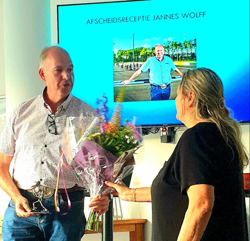 Jannes Wolff benoemd tot erelid Skeelerclub Heerde